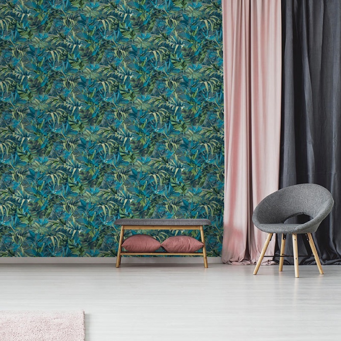 Papel Pintado Hojas Selva - SOSUA 02 | MURAKE - 15642