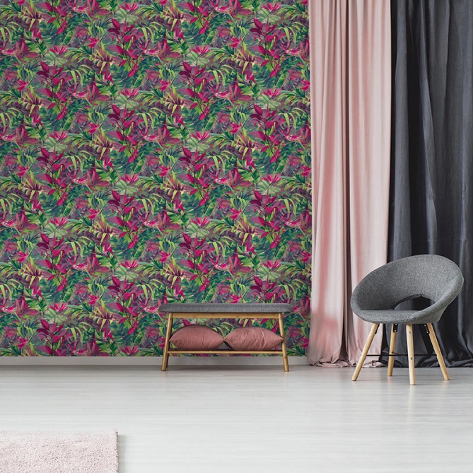 Papel Pintado Hojas Selva - SOSUA 03 | MURAKE - 15643