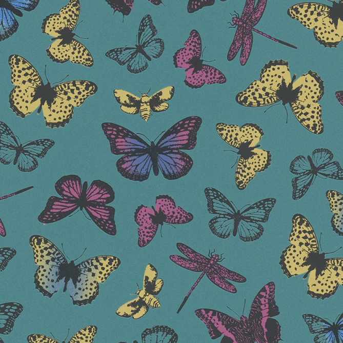 Papel Pintado Mariposas - XIMELE 02 | MURAKE - 17602