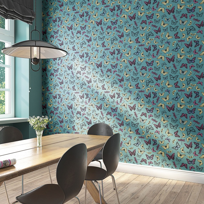 Papel Pintado Mariposas - XIMELE 02 | MURAKE - 17602