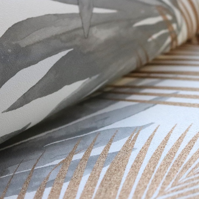 Papel Pintado Hoja Palmera - TAMBORIL 01 | MURAKE - 15631