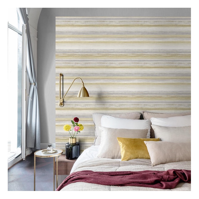Papel Pintado Raya horizontal  - KALEMI 02 | MURAKE - 13214