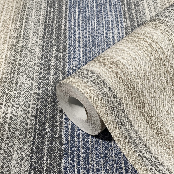 Papel Pintado Rayas Étnicas - SHIMLA 02 | MURAKE - 56212