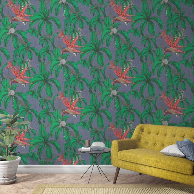 Papel Pintado Lémur - INKAWU 03 | MURAKE - 56203