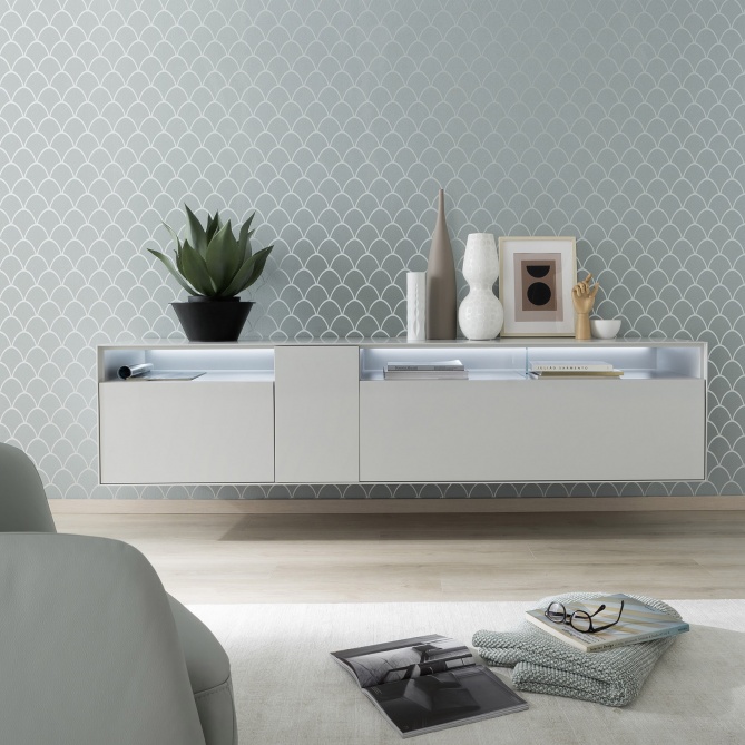 Papel Pintado Hojas gráficas - MOROMBE 02 | MURAKE - 72332