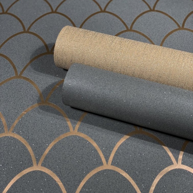 Papel Pintado Hojas gráficas - MOROMBE 04 | MURAKE - 72334