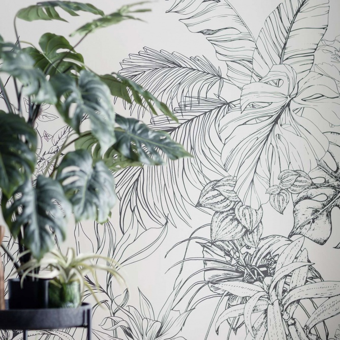 Papel Pintado de impresión digital Palmera Tropical - BALAVO 72381 | MURAKE - 72381