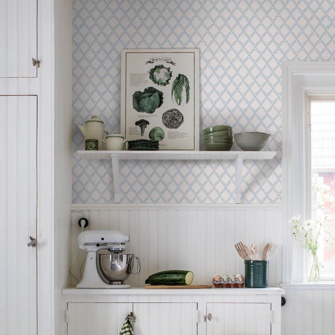 Papel Pintado Bucles de hojas - VADDO 03 | MURAKE - 56722