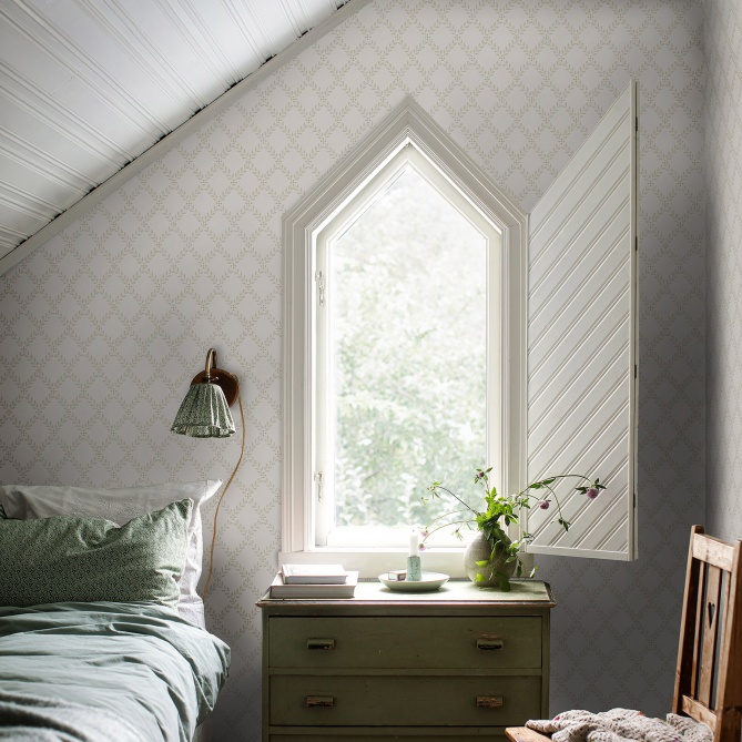 Papel Pintado Bucles de hojas - VADDO 04 | MURAKE - 56723