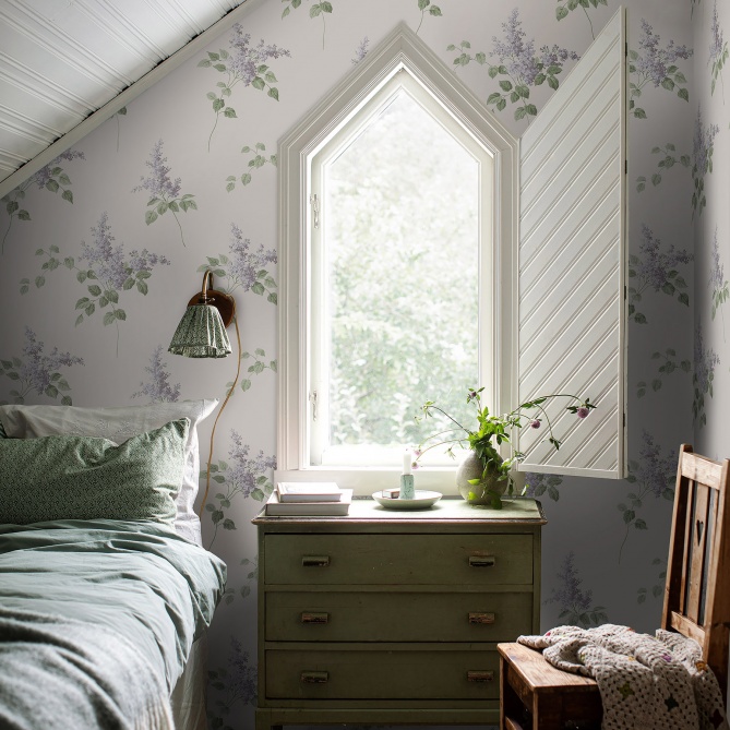 Papel Pintado Floral rústico - STANGA 02 | MURAKE - 56718