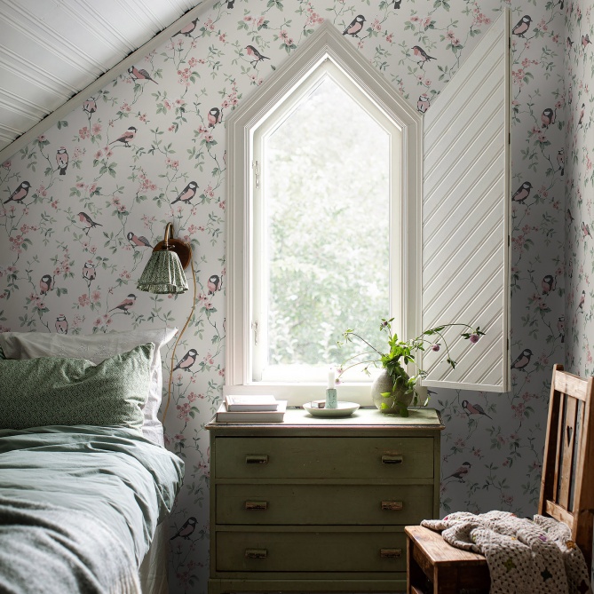 Papel Pintado Pájaros - ERTSON 02 | MURAKE - 56732