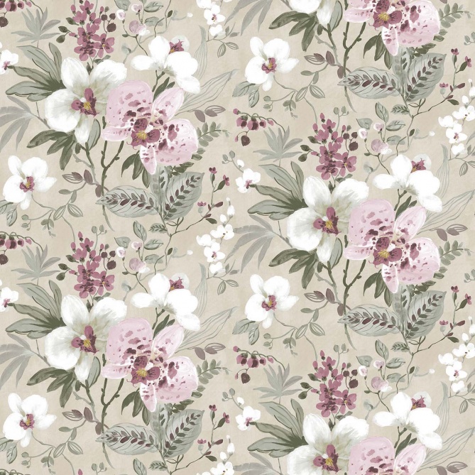 Papel Pintado Flores - MEILEN 01 | MURAKE - 12711