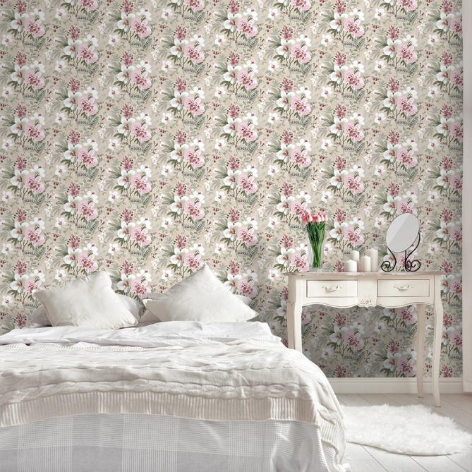 Papel Pintado Flores - MEILEN 01 | MURAKE - 12711