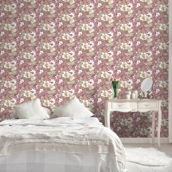 Papel Pintado Flores - MEILEN 04 | MURAKE - 12714