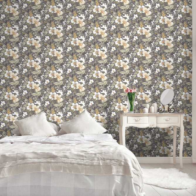 Papel Pintado Flores - MEILEN 05 | MURAKE - 12715