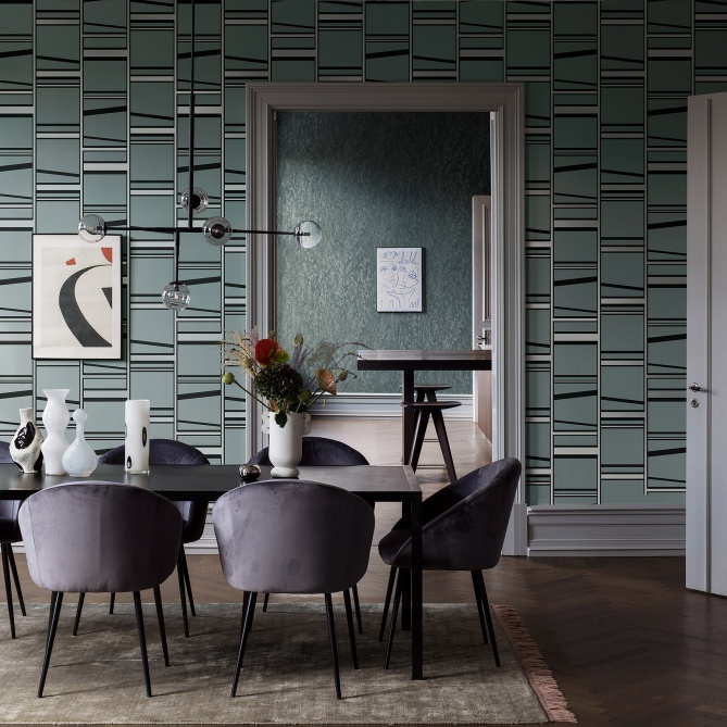 Papel Pintado Líneas superpuestas - SMOGEN 01 | MURAKE - 50304