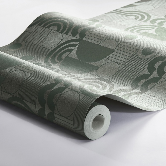 Papel Pintado Semicirculos - ABISKO 02 | MURAKE - 50308