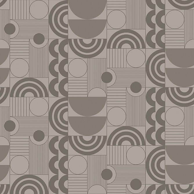 Papel Pintado Semicirculos - ABISKO 04 | MURAKE - 50310