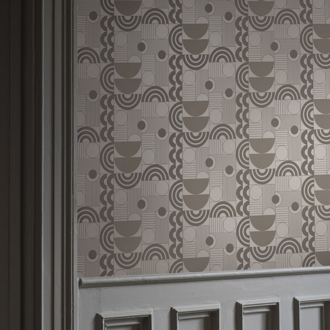 Papel Pintado Semicirculos - ABISKO 04 | MURAKE - 50310