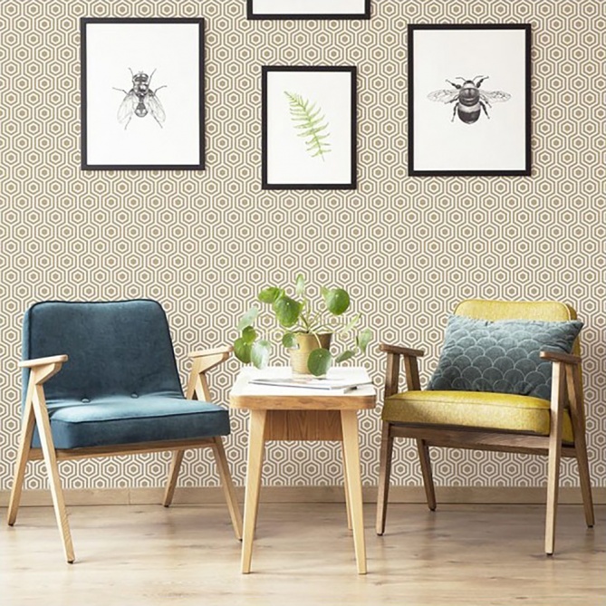 Papel Pintado Geométrico - JARUCO 07 | MURAKE - 49029