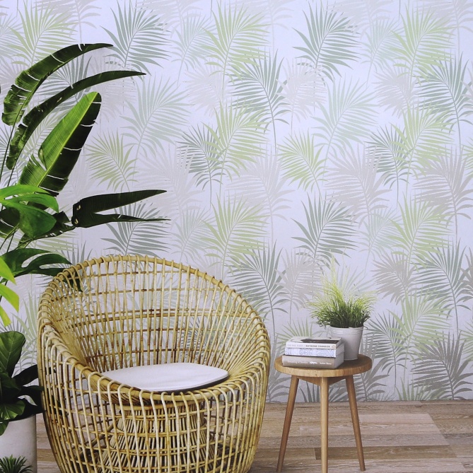 Papel Pintado Hojas de Palma - TINIMA 03 | MURAKE - 11127