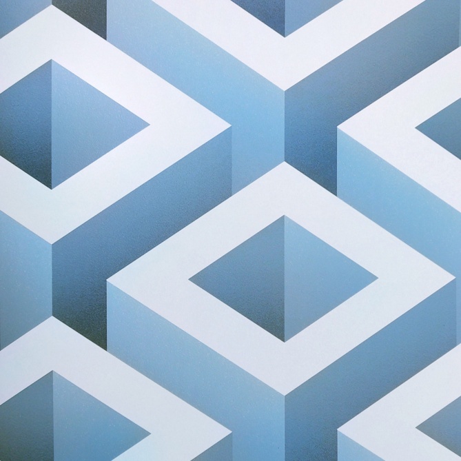 Papel Pintado Rombos - ZAZA 03 | MURAKE - 90123