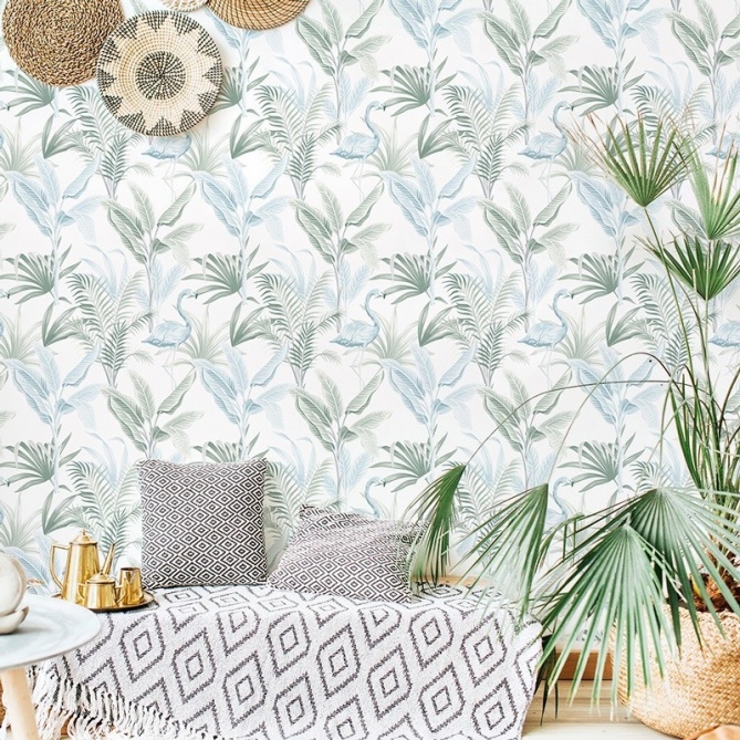 Papel Pintado Hojas Tropicales - GILAO 03 | MURAKE - 51123