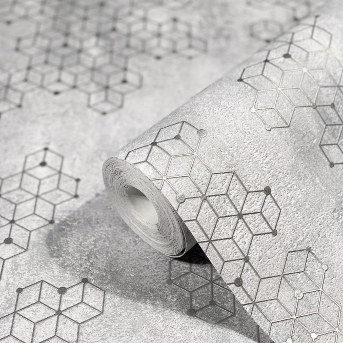 Papel Pintado Cubos - RILEY 02 | MURAKE - 28032