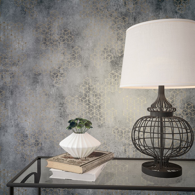 Papel Pintado Cubos - RILEY 01 | MURAKE - 28031