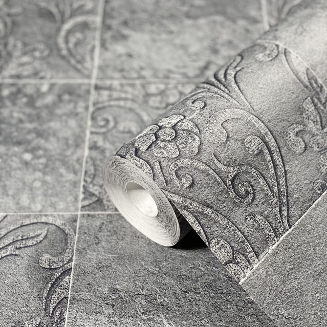 Papel Pintado Azulejo - ABBOT 01 | MURAKE - 28051