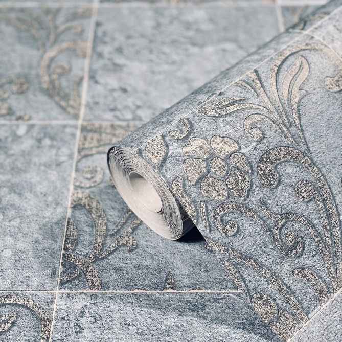 Papel Pintado Azulejo - ABBOT 03 | MURAKE - 28053