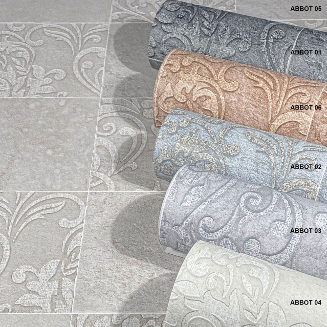 Papel Pintado Azulejo - ABBOT 02 | MURAKE - 28052