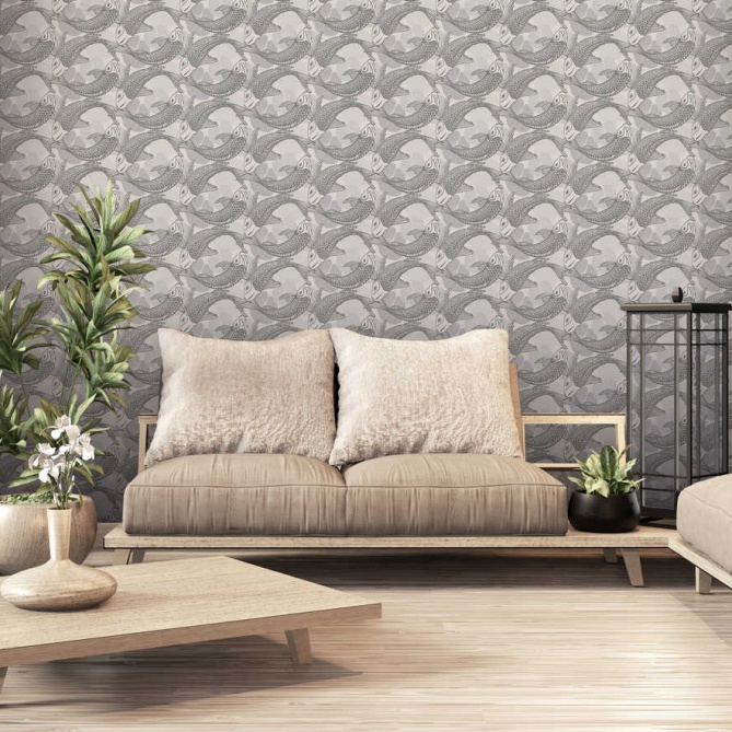 Papel Pintado Peces Koi - MITAKA 01 | MURAKE - 958701