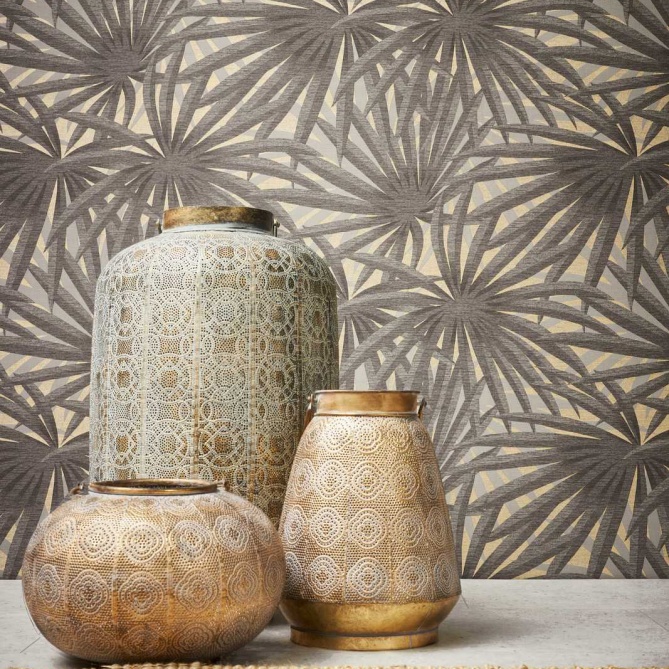 Papel Pintado Hoja de Palma - JHALA 01 | MURAKE - 687311