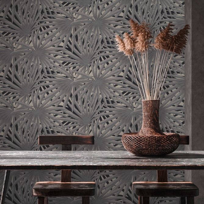 Papel Pintado Hoja de Palma - JHALA 02 | MURAKE - 687312