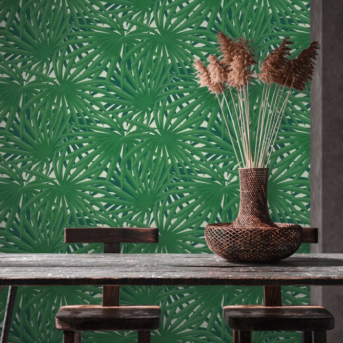 Papel Pintado Hoja de Palma - JHALA 03 | MURAKE - 687313