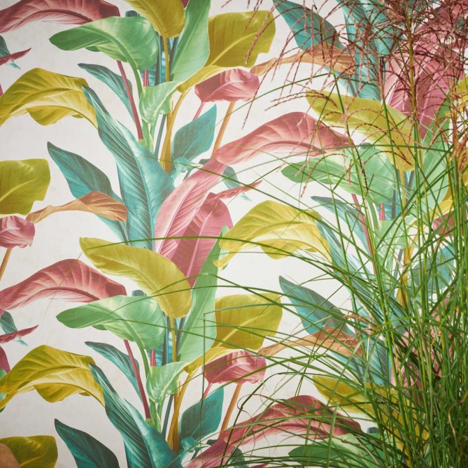 Papel Pintado Hojas Grandes - GUALBA 01 | MURAKE - 687321