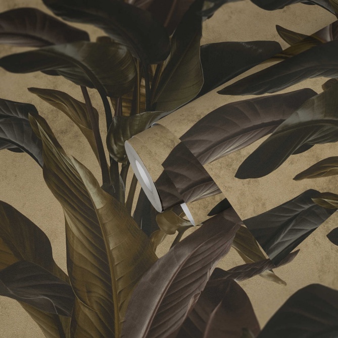 Papel Pintado Hojas Grandes - GUALBA 04 | MURAKE - 687324