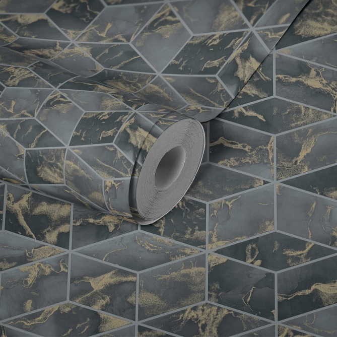 Papel Pintado Cubos 3D - STRELA 04 | MURAKE - 687334