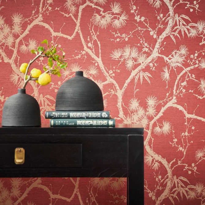 Papel Pintado Árbol Japonés - KUTAMA 01 | MURAKE - 687371