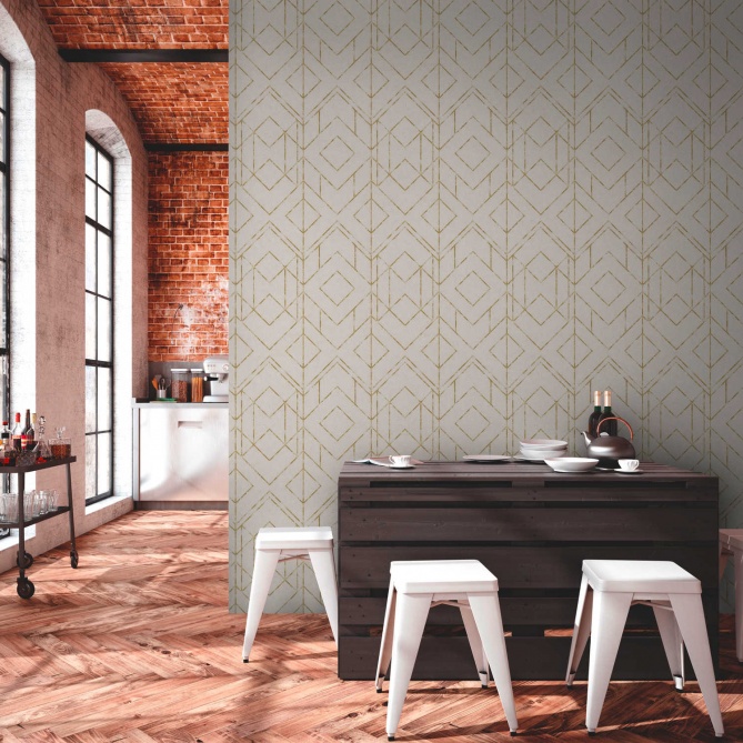 Papel Pintado Geométrico - TIOGA 03 | MURAKE - 687393