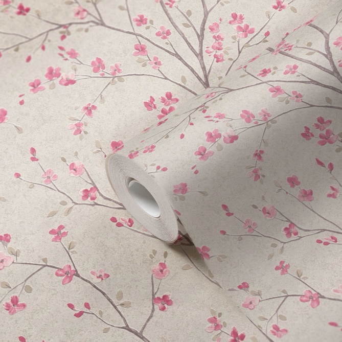 Papel Pintado Flor de cerezo - HAMURA 01 | MURAKE - 907351