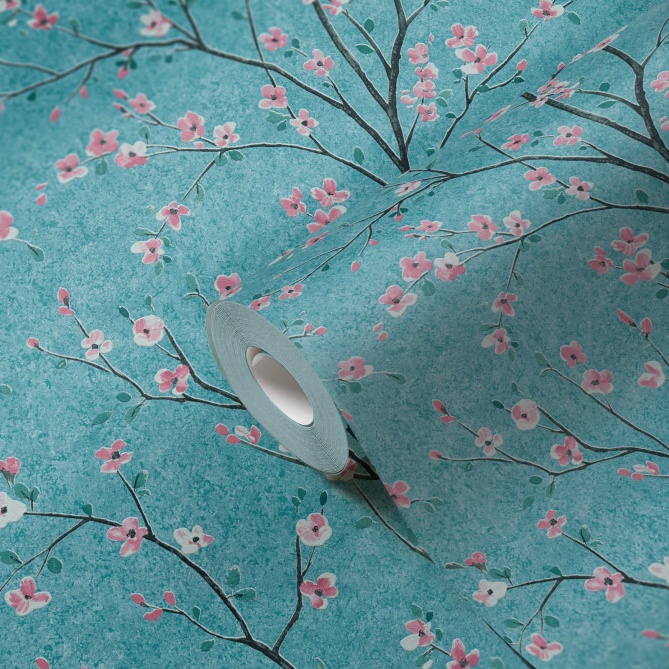 Papel Pintado Flor de cerezo - HAMURA 03 | MURAKE - 907353