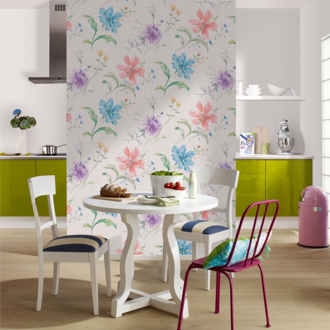 Papel Pintado Floral - SOMES 02 | MURAKE - 44252