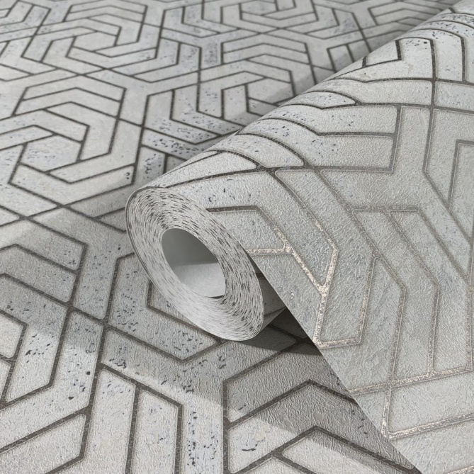 Papel Pintado Laberinto geométrico - CLUTE 03 | MURAKE - 28093