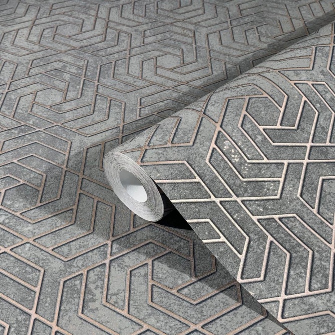 Papel Pintado Laberinto geométrico - CLUTE 04 | MURAKE - 28094