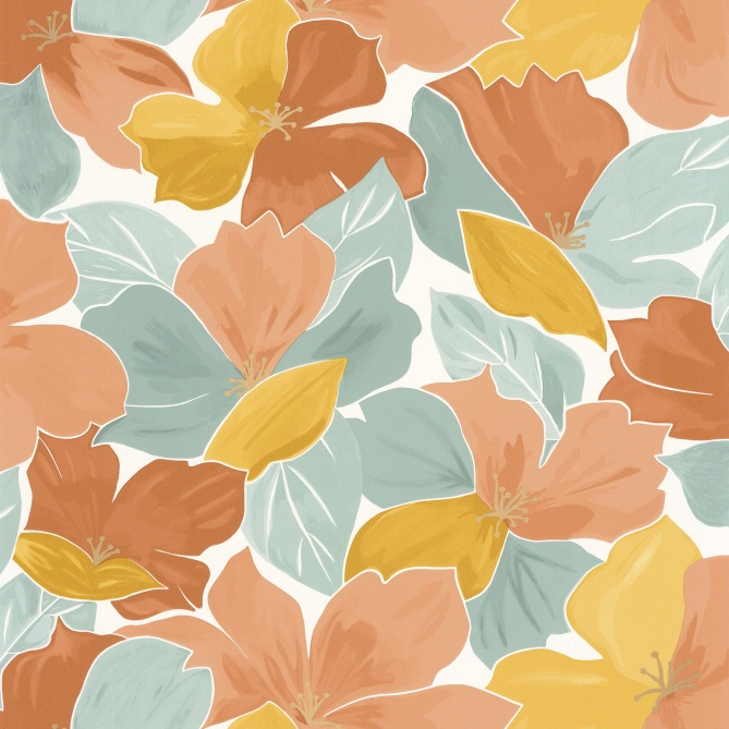 Papel Pintado Flores - OGOS 03 | MURAKE - 15833