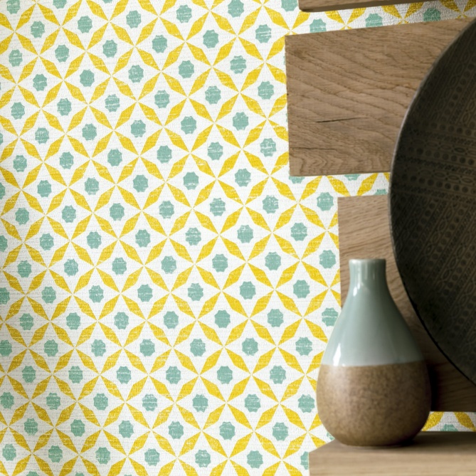 Papel Pintado Geométrico - BAJUBA 02 | MURAKE - 96102