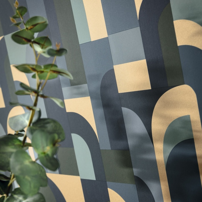 Papel Pintado Laberinto geométrico - CILWAZ 03 | MURAKE - 80103