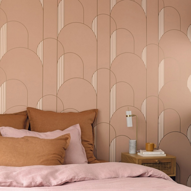 Papel Pintado Arcos gráficos - HEREMI 02 | MURAKE - 80142